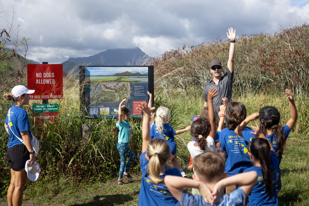 Nature's Classroom: Mokapu Elementary School Students Tour Nu’upia Ponds Wildlife Management Area for Earth Month