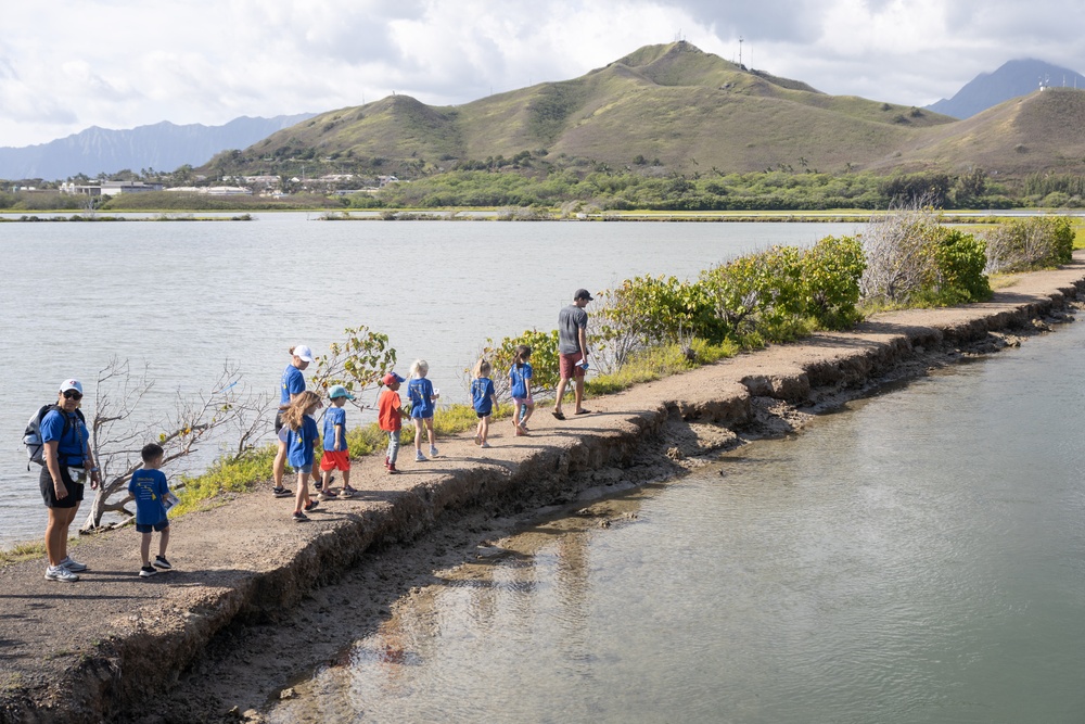 Nature's Classroom: Mokapu Elementary School Students Tour Nu’upia Ponds Wildlife Management Area for Earth Month