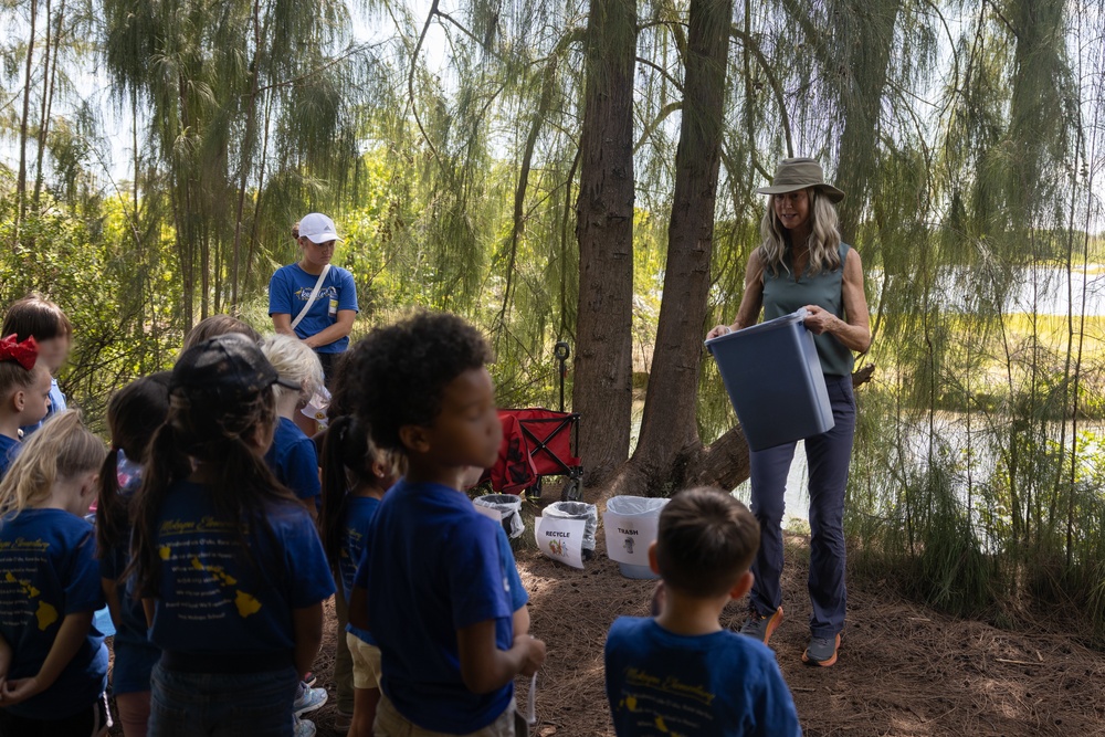 Nature's Classroom: Mokapu Elementary School Students Tour Nu’upia Ponds Wildlife Management Area for Earth Month