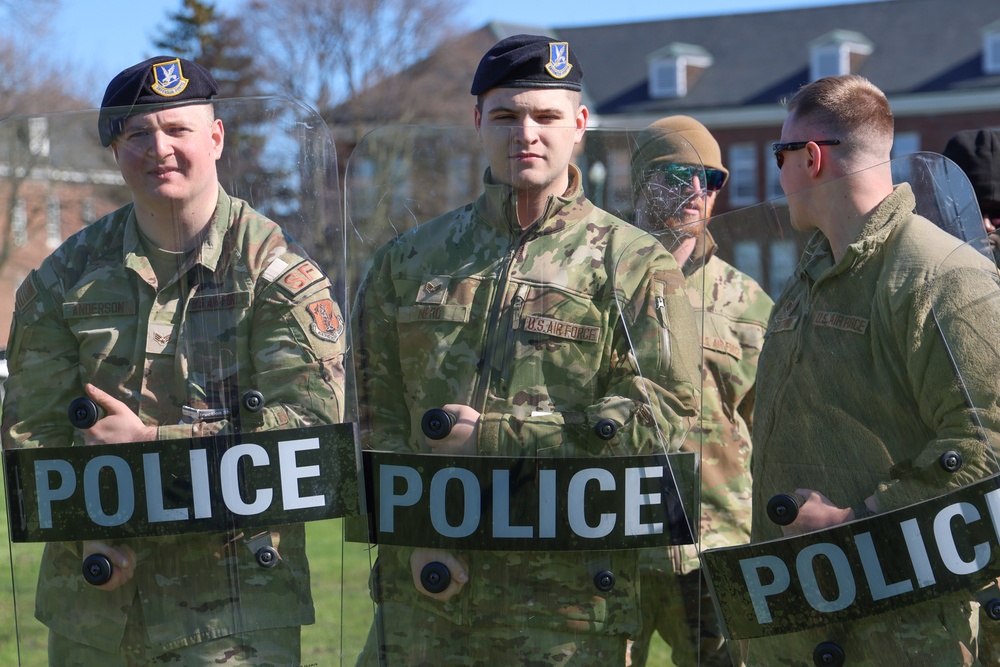 127th Wing Security Forces train for civil disturbance response