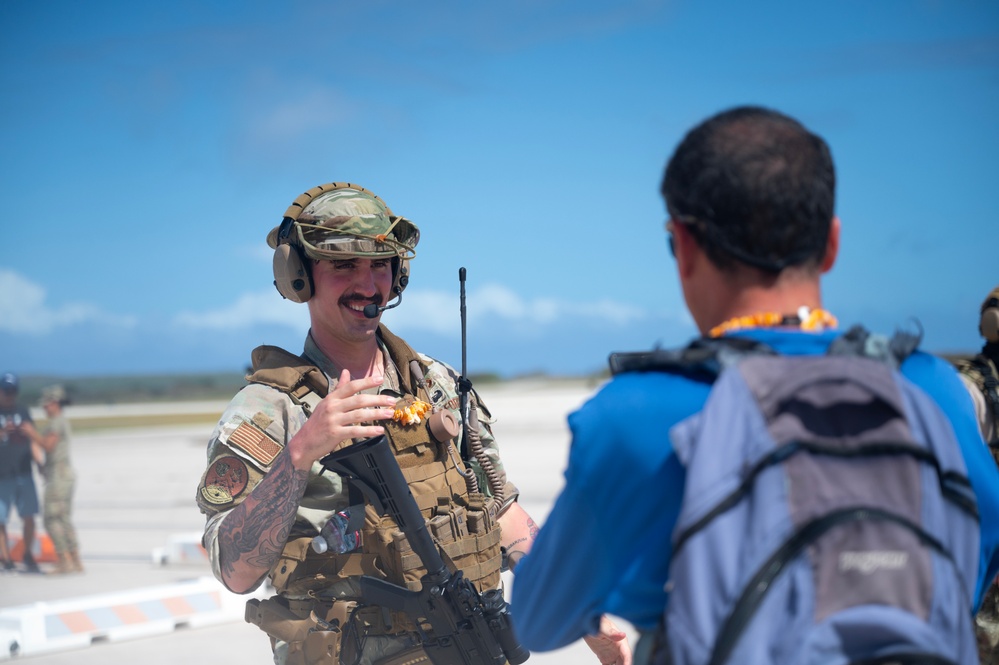 Agile Reaper 24-1 participants host Saipan Community Day