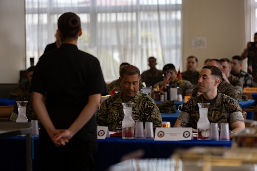 U.S. Marine Compete in Chef of the Quarter at marine Corps Air Station Iwakuni