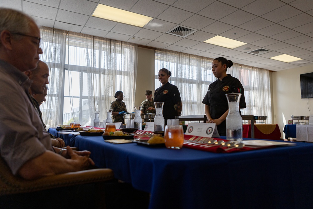 U.S. Marine Compete in Chef of the Quarter at marine Corps Air Station Iwakuni