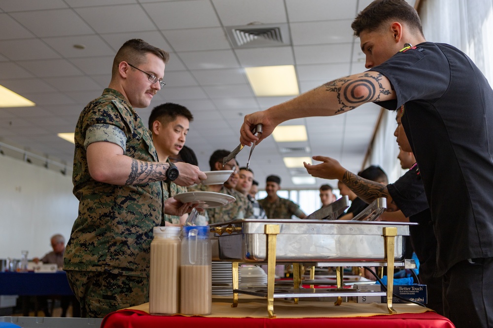 U.S. Marine Compete in Chef of the Quarter at marine Corps Air Station Iwakuni