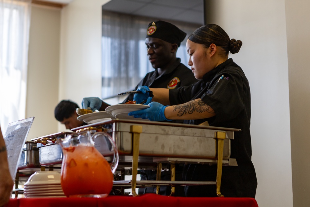 U.S. Marine Compete in Chef of the Quarter at marine Corps Air Station Iwakuni