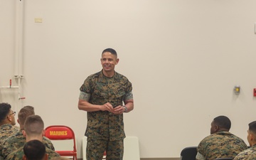 Sgt. Maj. Ruiz visits Marine Corps Base Camp Blaz