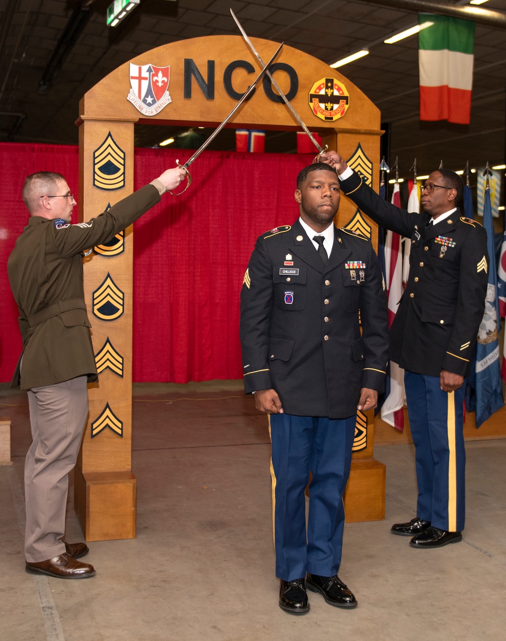 519th Hospital Center NCO Induction Ceremony