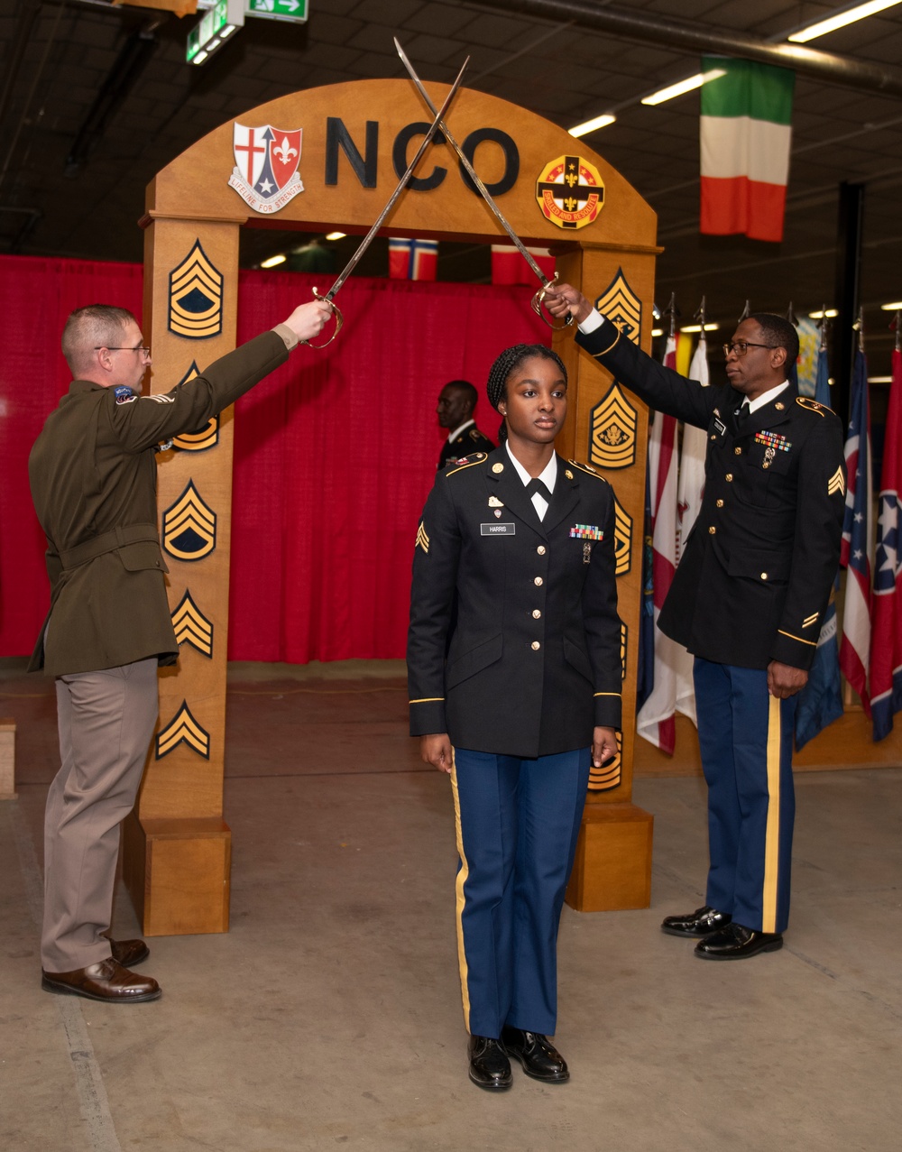 519th Hospital Center NCO Induction Ceremony