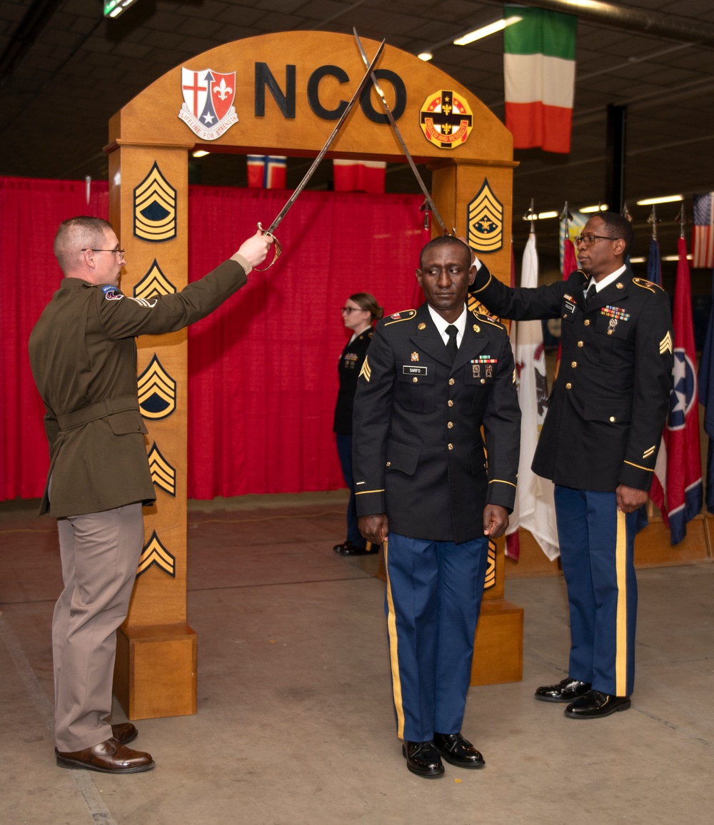 519th Hospital Center NCO Induction Ceremony