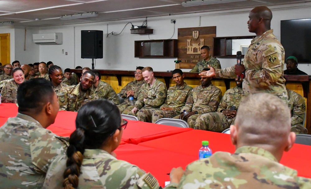 Empowering the Future: USACE Division CSM Visits U.S. Army Engineers in Kuwait