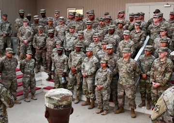 Empowering the Future: USACE Division CSM Visits U.S. Army Engineers in Kuwait