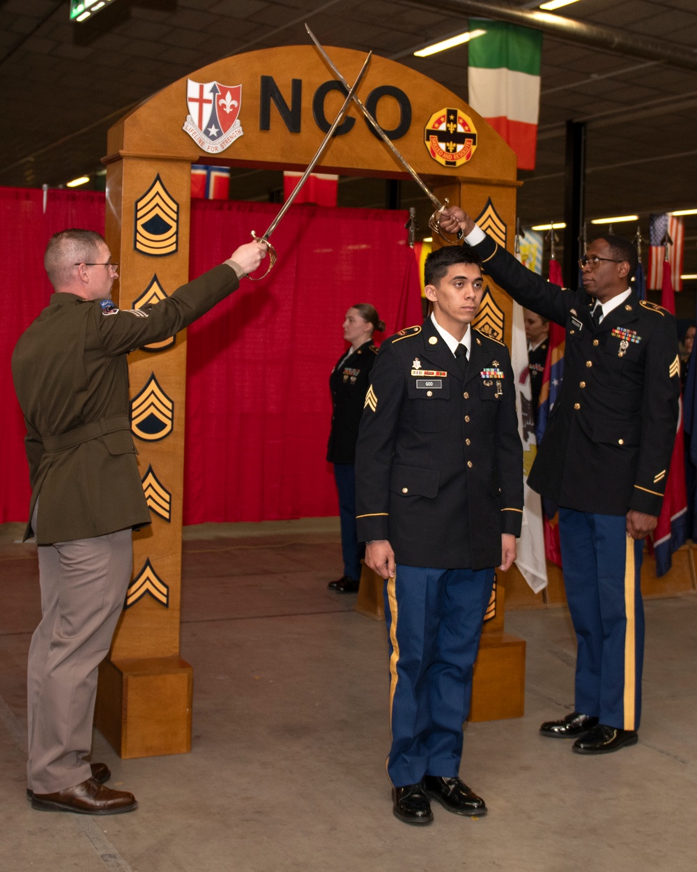 519th Hospital Center NCO Induction Ceremony