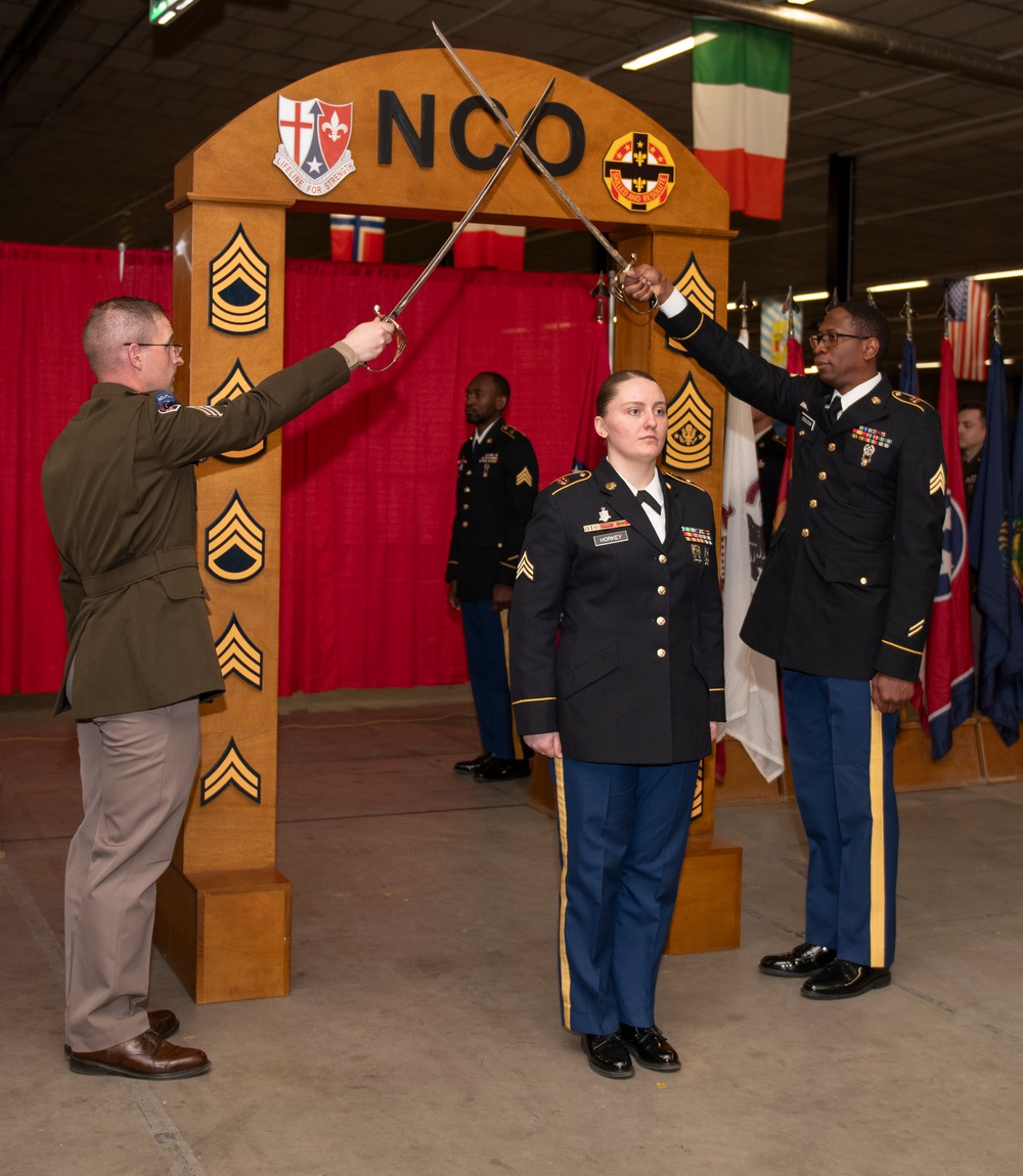 519th Hospital Center NCO Induction Ceremony