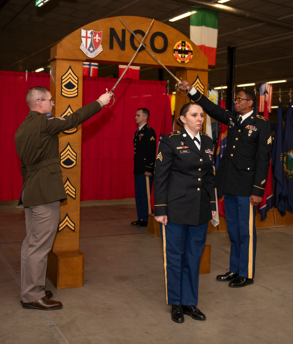 519th Hospital Center NCO Induction Ceremony