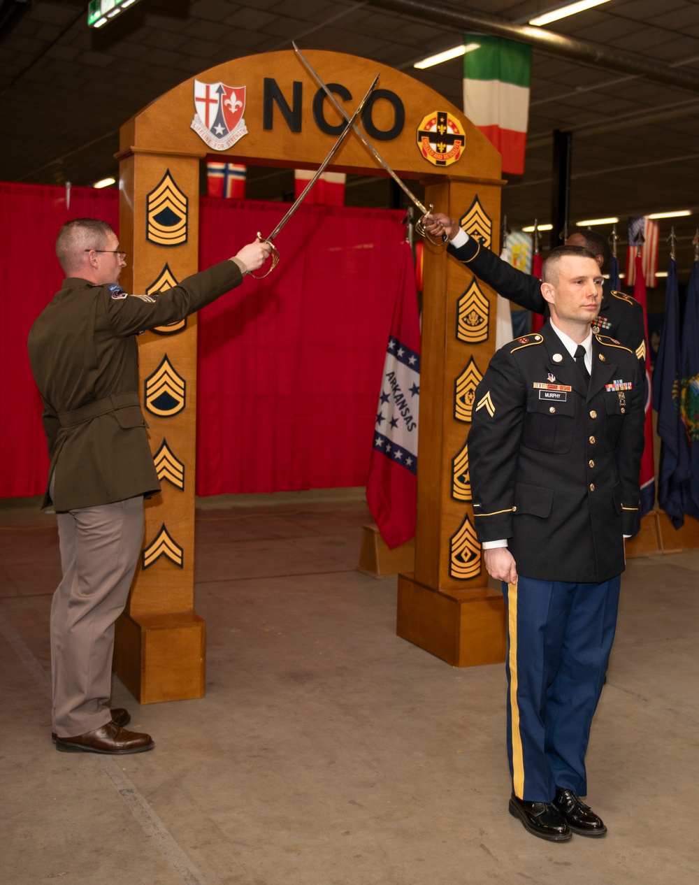 519th Hospital Center NCO Induction Ceremony