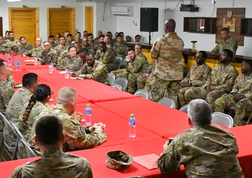 Empowering the Future: USACE Division CSM Visits U.S. Army Engineers in Kuwait