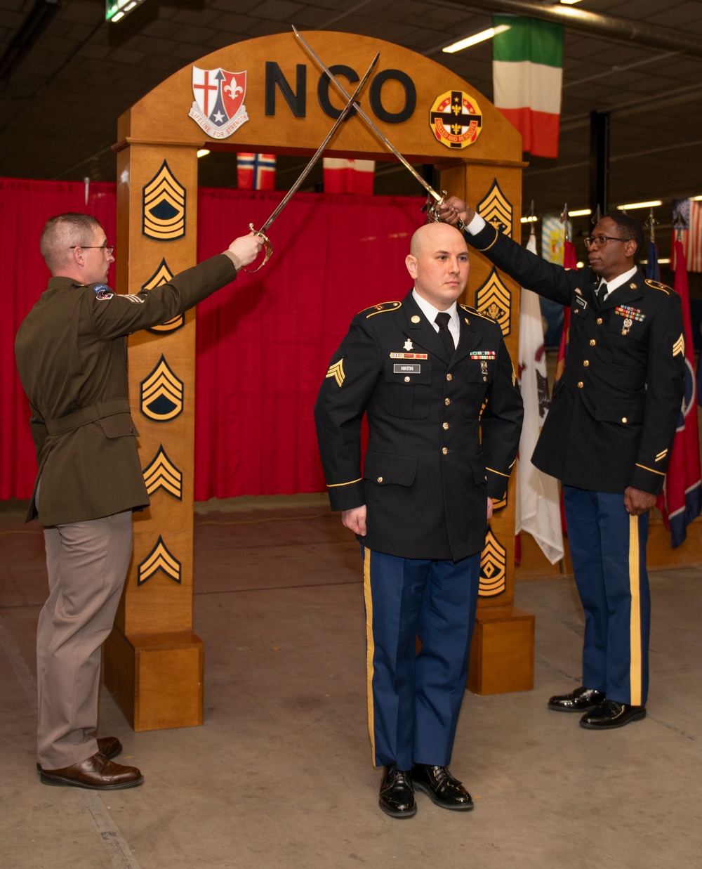 519th Hospital Center NCO Induction Ceremony