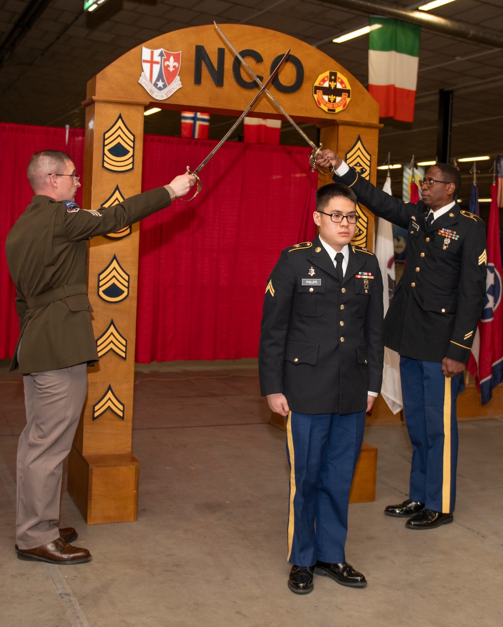 519th Hospital Center NCO Induction Ceremony