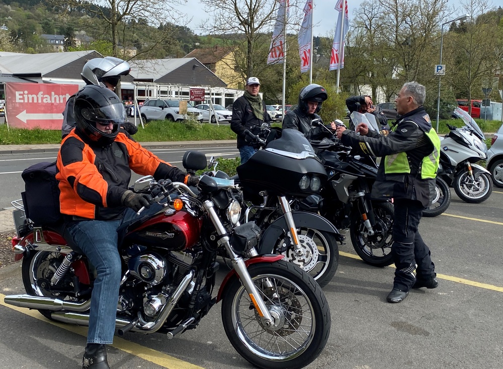 Motorcycle riders in USAG Rheinland-Pfalz community refresh their safety skills