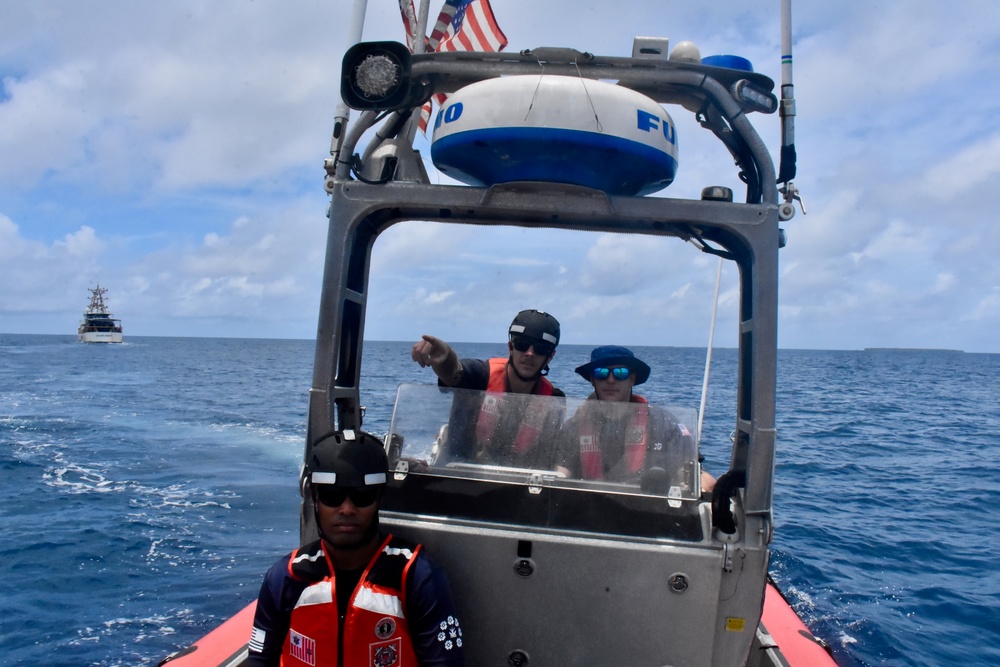 U.S. Coast Guard delivers USAID and IOM aid to Yap State communities