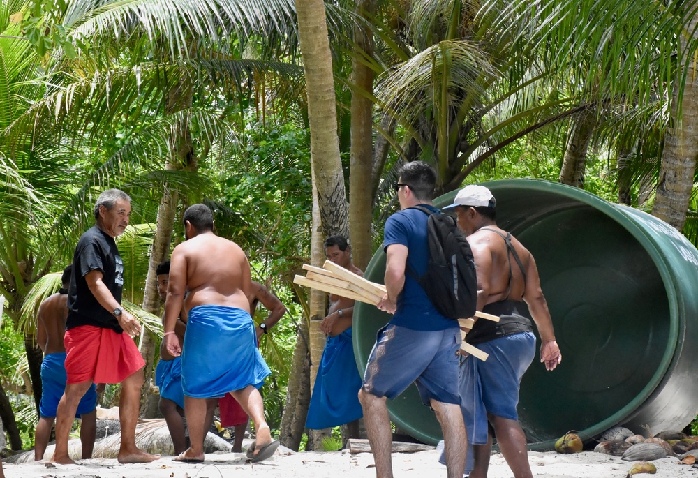 U.S. Coast Guard delivers USAID and IOM aid to Yap State communities