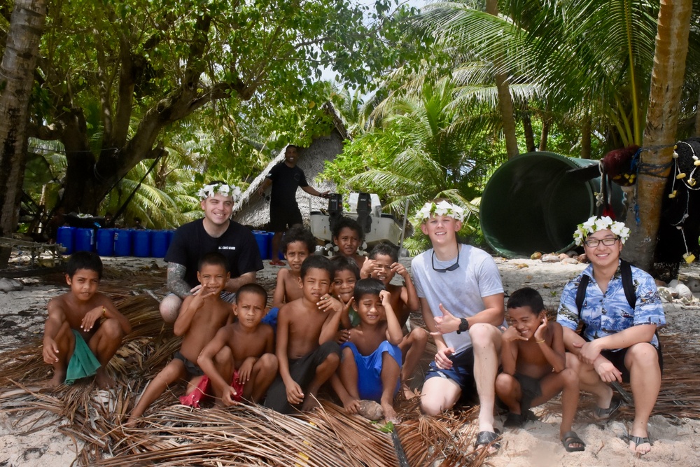 U.S. Coast Guard delivers USAID and IOM aid to Yap State communities