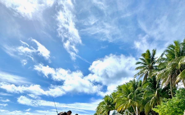 U.S. Coast Guard delivers USAID and IOM aid to Yap State communities