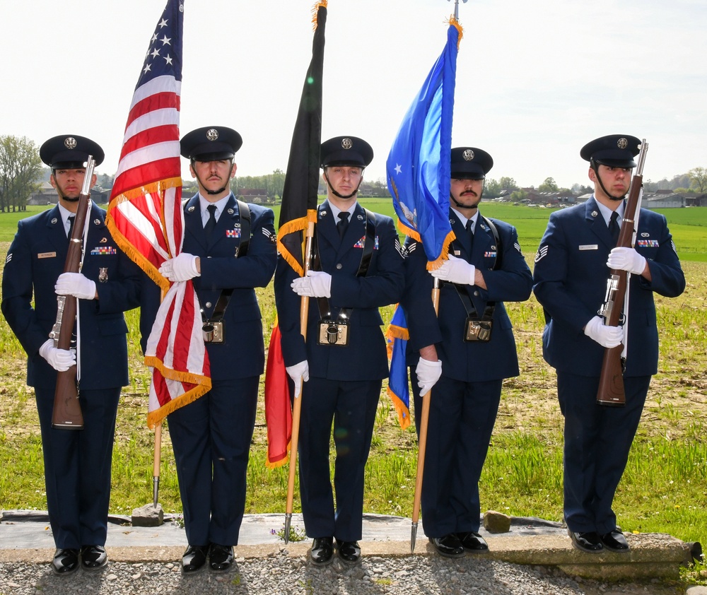 American and Belgian Families honor the Royal Flush Airmen