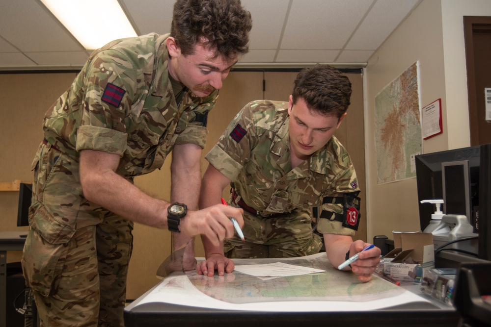 British team takes Engineer School’s inaugural Regimental Best Mapper Competition title