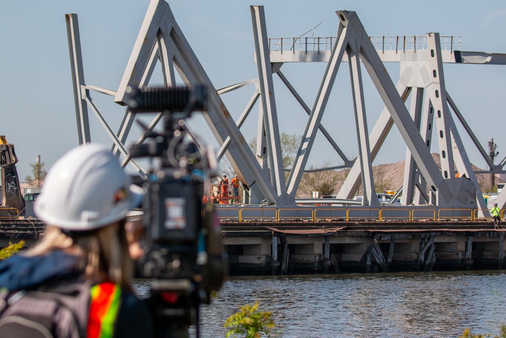 Salvage crews deconstruct wreckage removed from the Francis Scott Key Bridge