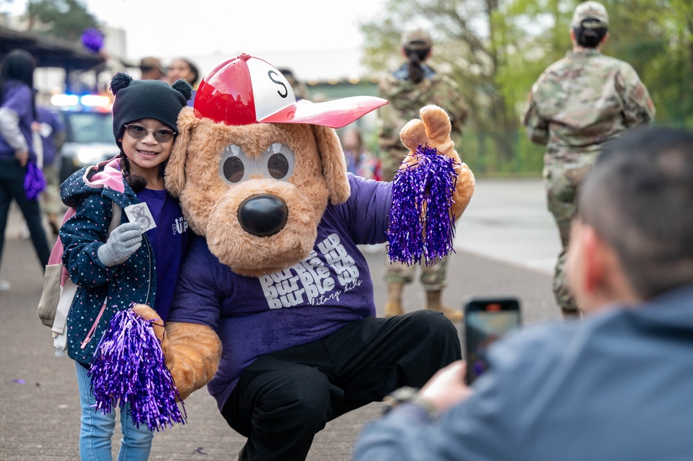 Month of the Military Child: Purple Up! team Ramstein!