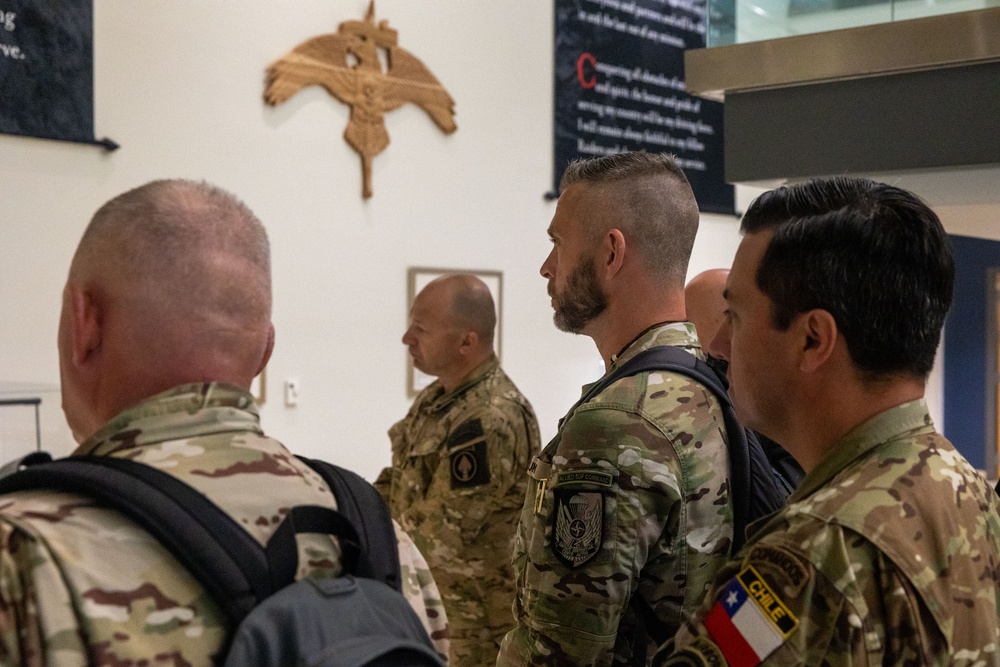 Representatives from International SOF Military Commands visit MARSOC