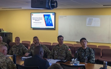 Representatives from International SOF Military Commands visit MARSOC