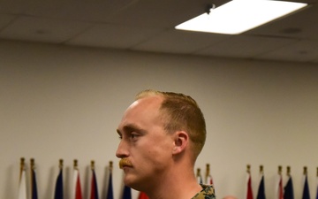 Marine SSgt Promotions at Goodfellow AFB