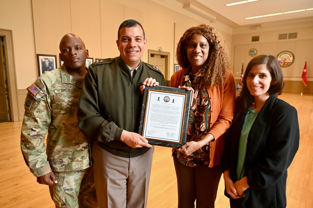 D.C. National Guard command team signs 2024 SAAPM Joint Proclamation