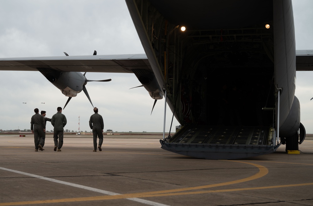 C-130J visits Vance AFB