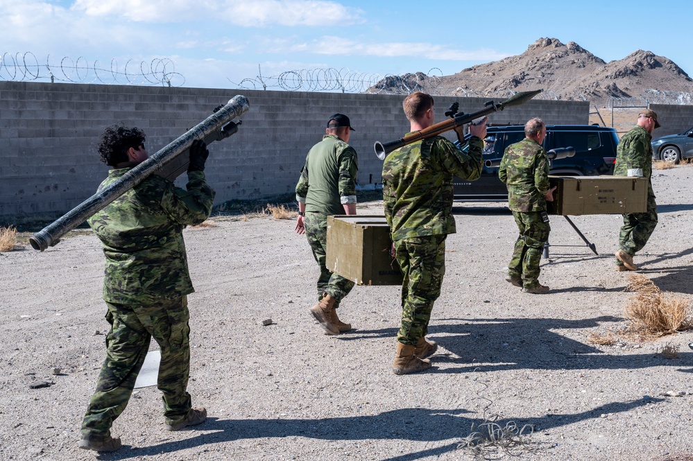 Special Tactics Airmen conduct a direct-action training mission during Emerald Warrior 24 (EW24)