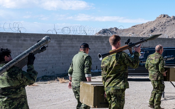 Special Tactics Airmen conduct a direct-action training mission during Emerald Warrior 24 (EW24)