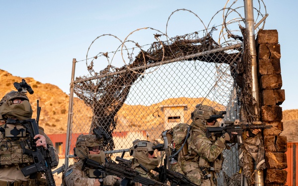 Special Tactics Airmen conduct a direct-action training mission during Emerald Warrior 24 (EW24)