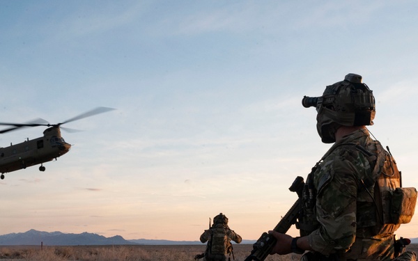 Special Tactics Airmen conduct a direct action training mission during EW24