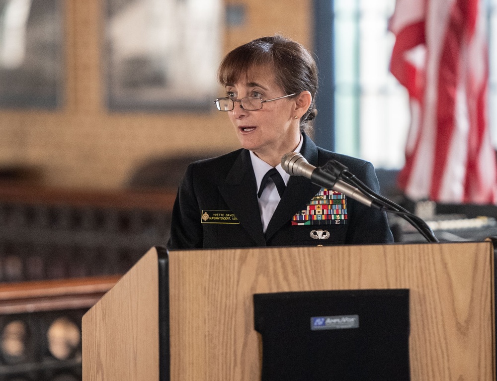 Annual Promotion and Tenure Ceremony in Dahlgren Hall.