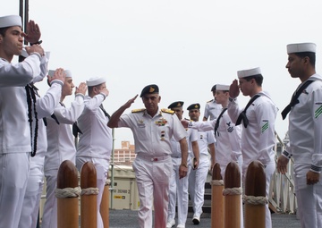 Indian Navy leadership visit USS Gerald R. Ford (CVN 78)