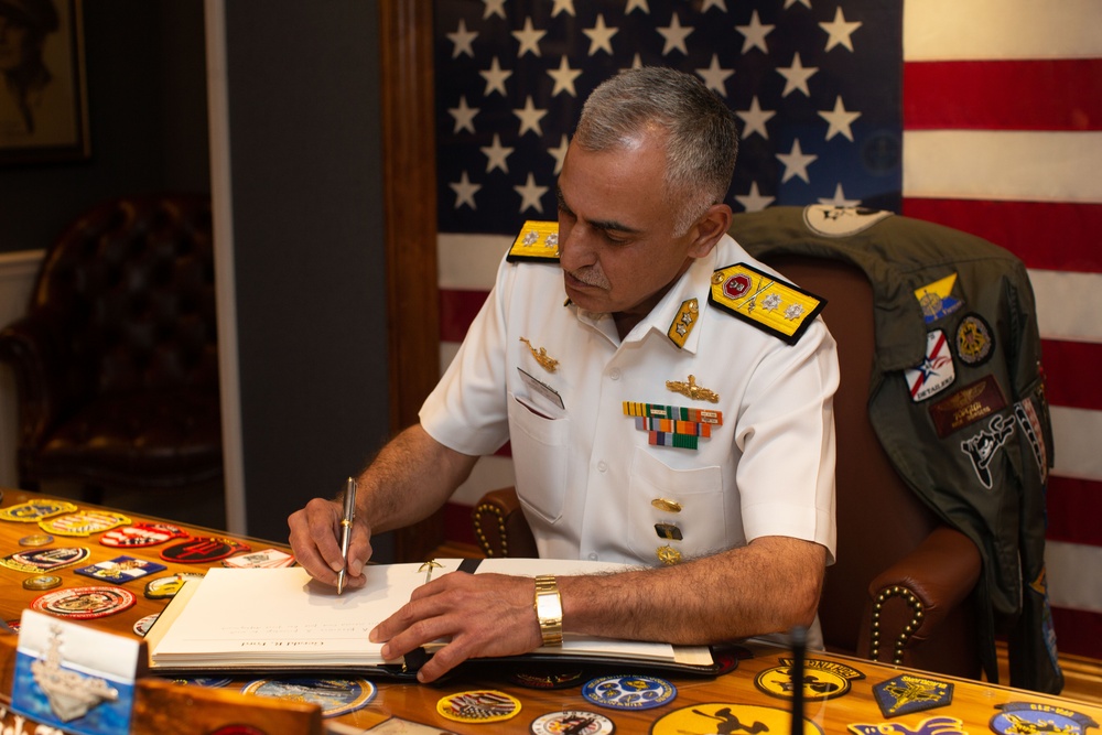 Indian Navy leadership visit USS Gerald R. Ford (CVN 78)