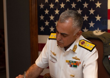 Indian Navy leadership visit USS Gerald R. Ford (CVN 78)