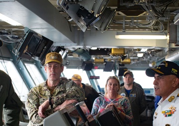 Indian Navy leadership visit USS Gerald R. Ford (CVN 78)