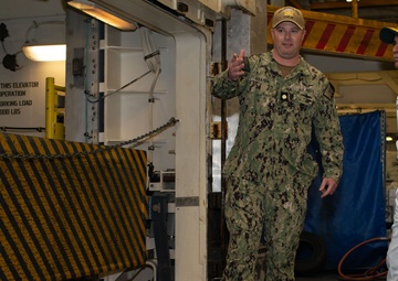 Indian Navy leadership visit USS Gerald R. Ford (CVN 78)