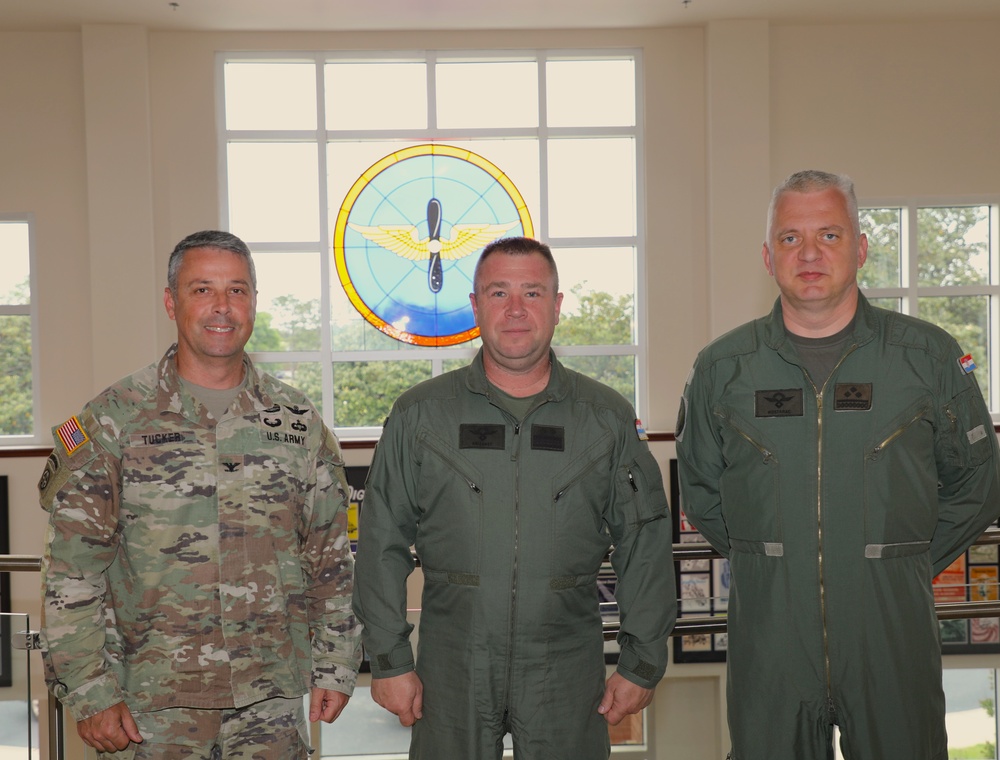 Croatian Air Force Visit to USAACE