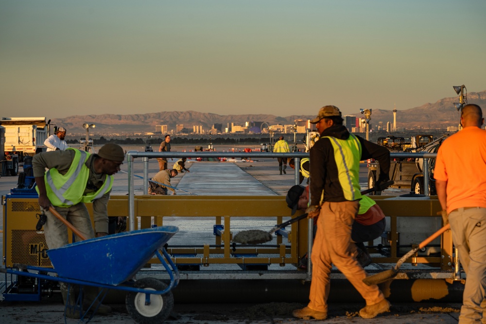 99CES: Concrete path in Las Vegas