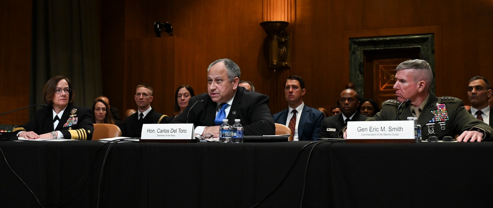 SECNAV Delivers Testimony at the Senate Appropriations Committee's Subcommittee on Defense Hearing