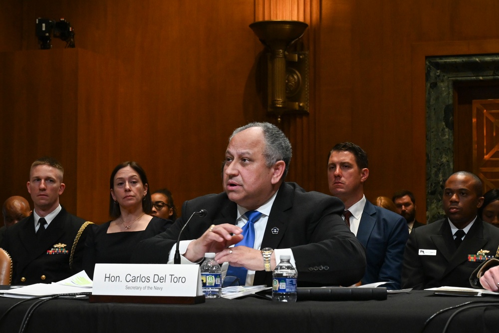 SECNAV Delivers Testimony at the Senate Appropriations Committee's Subcommittee on Defense Hearing